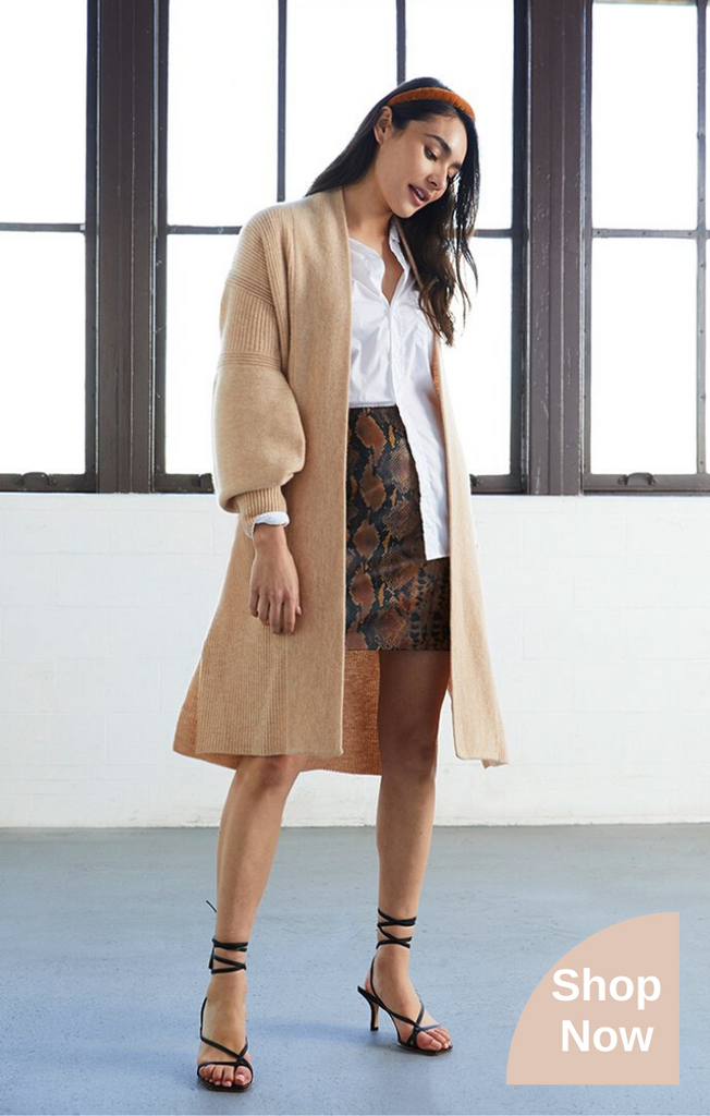 Lavender Apparel - Owen Long Cardigan - Sustainable, Merino Wool