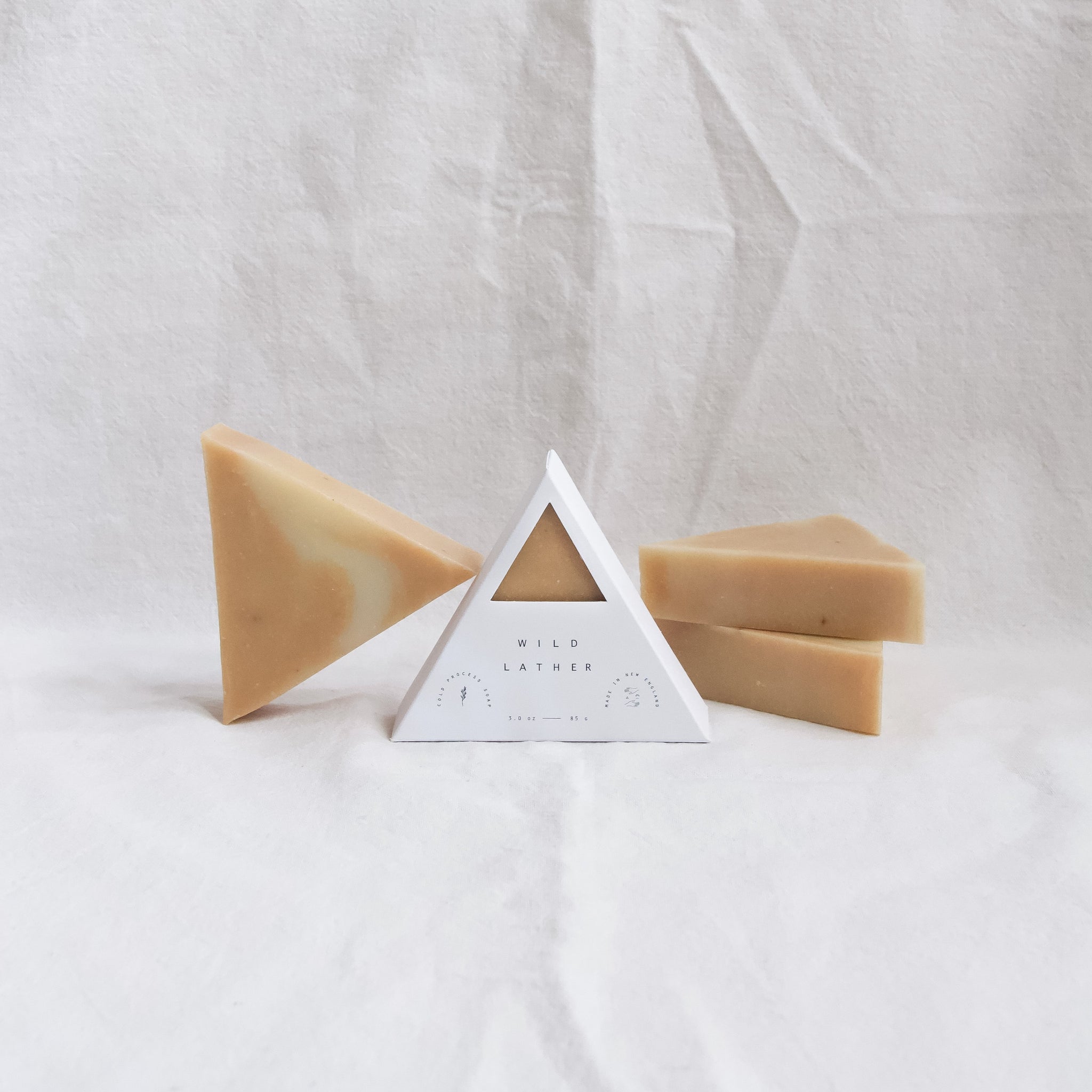 Kyoto Triangle Soap- Aged Cedar + Citrus Rind