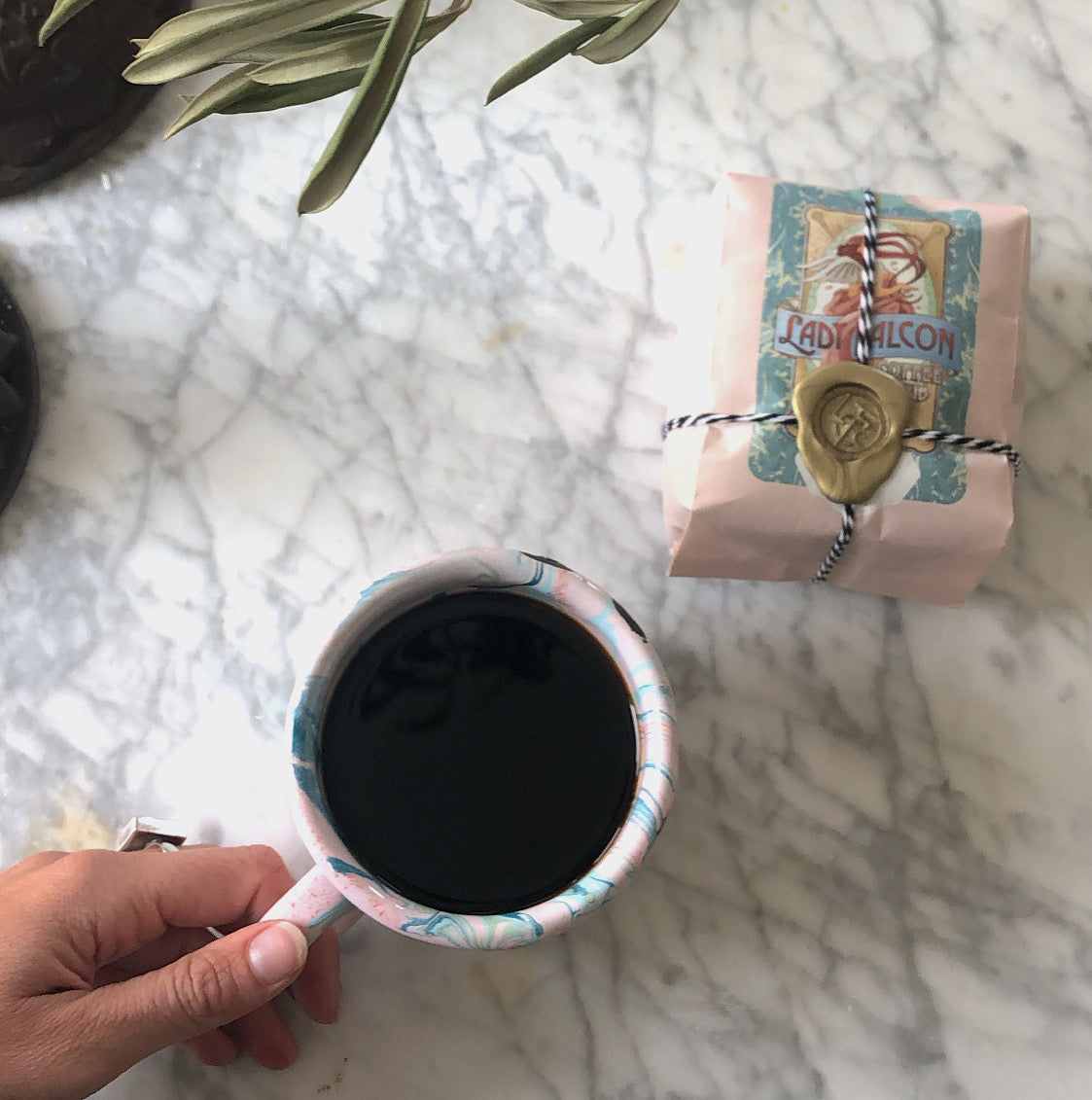 Simple Joys Gift Set - Coffee x Enamel Swirl Mug