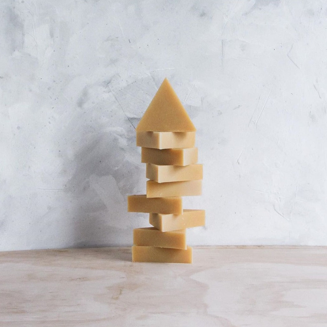 Kyoto Triangle Soap- Aged Cedar + Citrus Rind