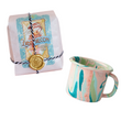 Load image into Gallery viewer, Simple Joys Gift Set - Coffee x Enamel Swirl Mug

