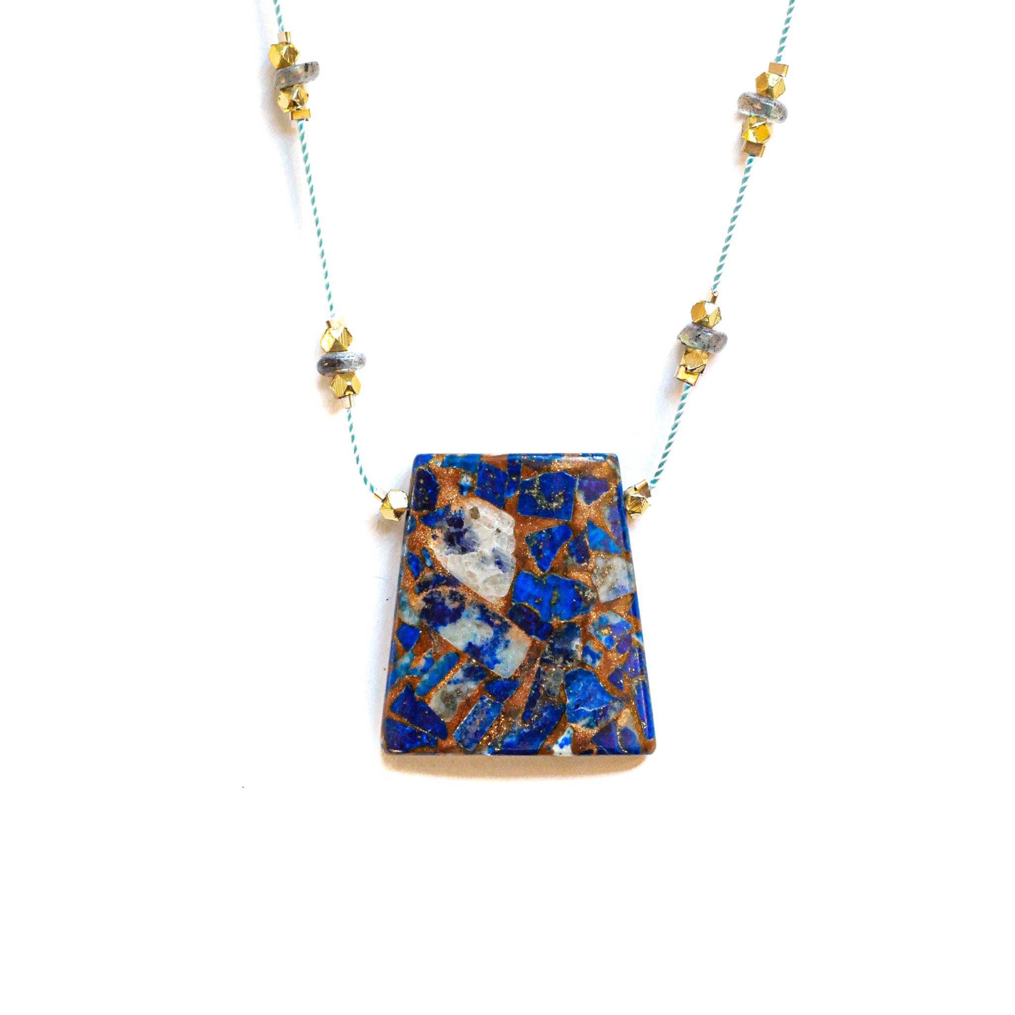 Lapis Stars Necklace