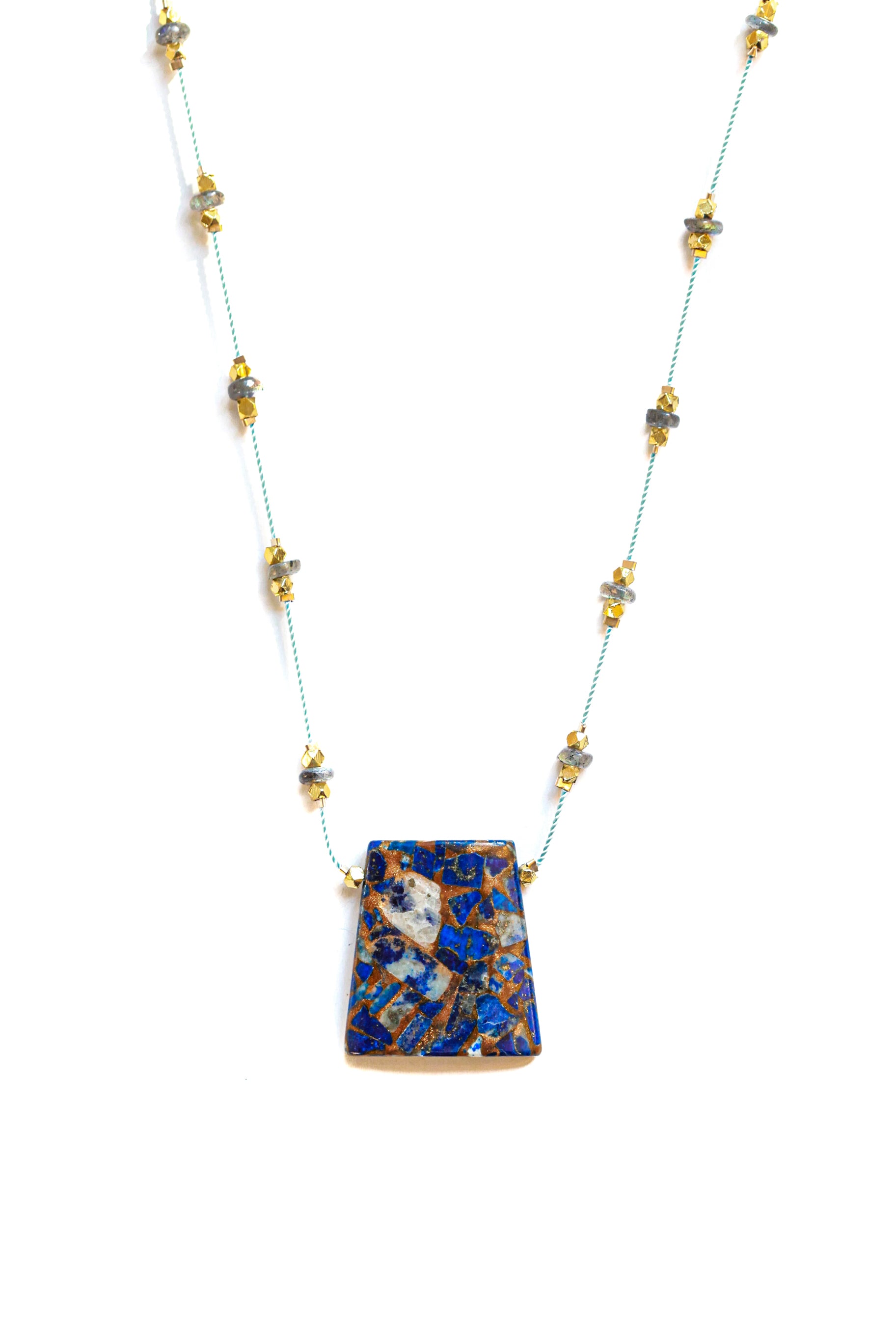Lapis Stars Necklace