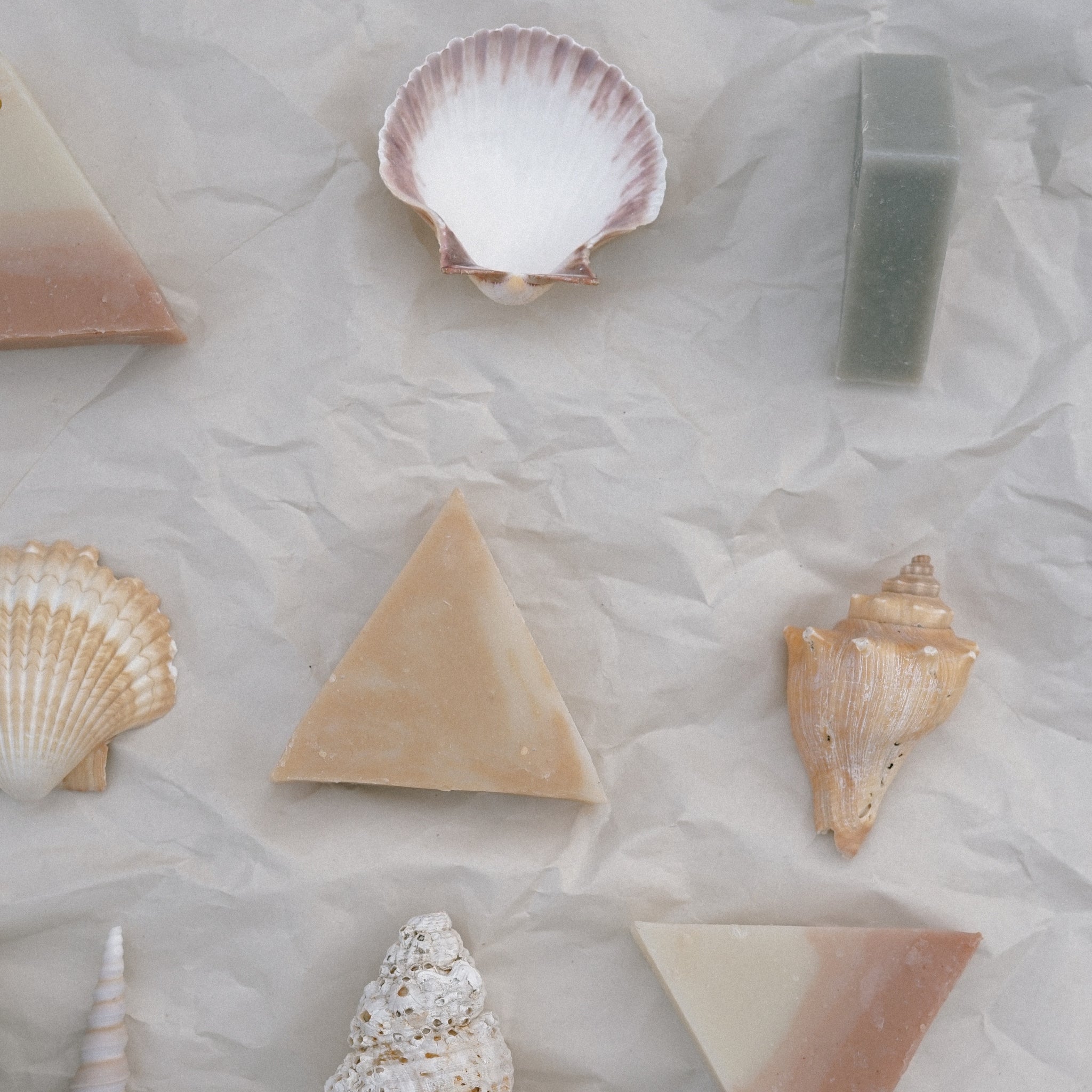 Kyoto Triangle Soap- Aged Cedar + Citrus Rind