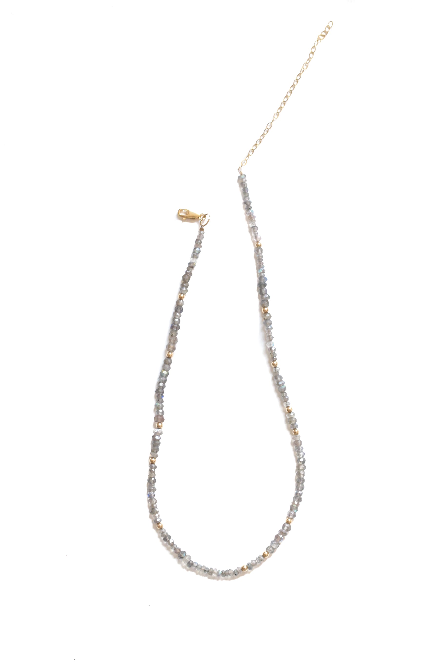 Moon Cycle Necklace- Labradorite